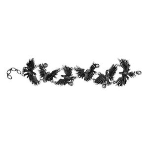 【送料無料】ブレスレット　アクセサリ―　ゴシックoficial alchemy gothic manada cuervos cuervo peltre pulsera gtico joyera
