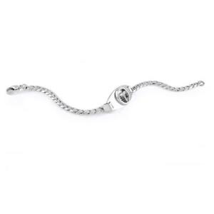 【貨物輸送無料】腕輪 付属品― スチールロゴステンレススチールチェーンメンズブレスレットitalgem steel medic logo stainless steel curb chain mens womens braceletsmab17
