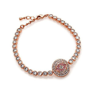 【送料無料】ブレスレット アクセサリ― ジョアンローズゴールドクリスタルベゼルブレスレットセットhsn joan boyce rose gold crystal amazing angel eye bezel set 8 bracelet