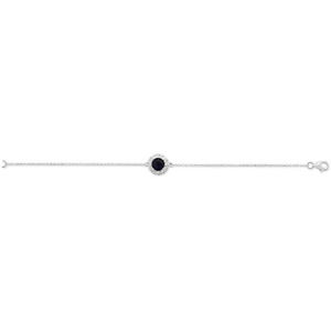 【貨物輸送無料】腕輪 付属品― スターリングシルバーファンシーサファイアカラーブレスレットsterling silver fancy sapphire colour bracelet