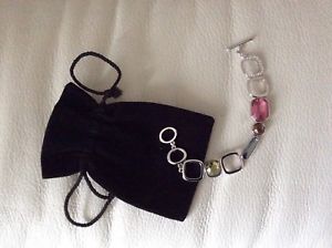 【送料無料】ブレスレット　アクセサリ―　スワロフスキーブレスレットgenuine swarovski bracelet