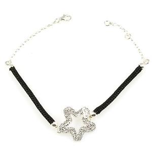 【送料無料】ブレスレット　アクセサリ―　シルバーサルデーニャクラフトブレスレットbracelet with star sardinian craft in silver 263y