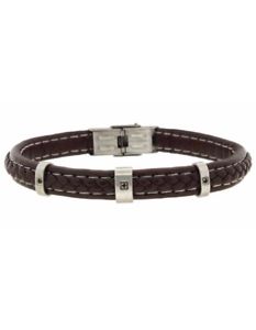 【貨物輸送無料】腕輪 付属品― マヌエルブラウンブレスレット manuel zed  brown leather bracelet