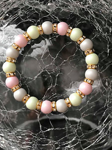 【送料無料】ブレスレット　アクセサリ―　ブレスレットハンドメイドスワロフスキークリスタルgemstone bracelet handmade from high quality swarovski crystal pearls