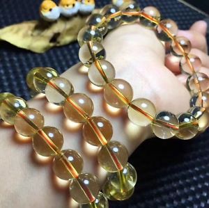 【送料無料】ブレスレット　アクセサリ―　オレンジブレスレットジュエリービーズnatural orange quartz crystal beads bracelet jewelry3107