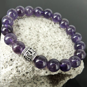 【送料無料】ブレスレット　アクセサリ―　ブレスレットアメジストエネルギーmeditation bracelet amethyst positive energy therapeutic 29,800円
