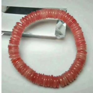 【送料無料】ブレスレット　アクセサリ―　アルゼンチンローズビーズブレスレット9mm natural argentina rose rhodochrosite gemstone abacus beads bracelet