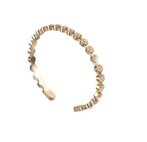 【送料無料】ブレスレット　アクセサリ&mdash;　レベッカパームビーチブロンズメタルブレスレットゴールドrebecca palm beach bronze rigid bracelet gold and crystals discount 50 bwsbop 3｜hokushin
