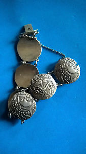 【送料無料】ブレスレット　アクセサリ―　ビンテージブレスレットギリシャシルバーブレスレットvintage articulated bracelet greecesilver bracelet 29,800円