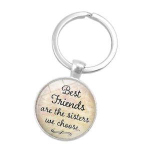 【送料無料】ブレスレット　アクセサリ―　×クリエイティブキーチェーン100xbest friends are the sisters we choosefriendship creative keychain f r6i8