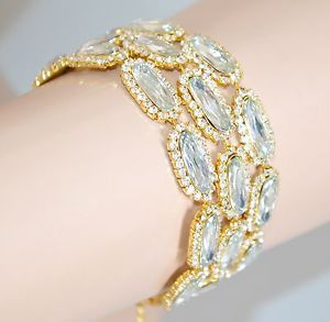 【送料無料】ブレスレット　アクセサリ―　ブレスレットラインストーンスマートz6gold bracelet woman rhinestone crystals bridal wedding ceremony stylish z6 29,800円