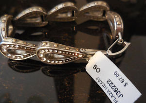 【送料無料】ブレスレット　アクセサリ―　ブライトンプラザハートシルバーブレスレットドルbrighton~ plaza heart crystal silver bracelet ~j36222 ~free ship~ nwt 67