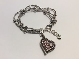 【送料無料】ブレスレット　アクセサリ―　ブライトンピンクブレスレットnwotパワーbrighton love me tender power of pink bracelet nwot