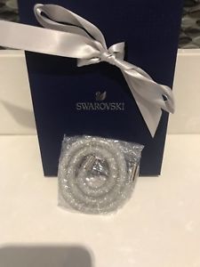 【送料無料】ブレスレット　アクセサリ―　スワロフスキーシルバーホワイトスターダストダブルラップブレスレット100 authentic swarovski silver white stardust double wrap bracelet bn
