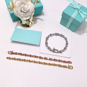 【送料無料】ブレスレット　アクセサリ―　チェーンブレスレットクラスポイントステンレススチールｋゴールドメッキchain bracelet women class point stainless steel 18k gold plating fine trz1
