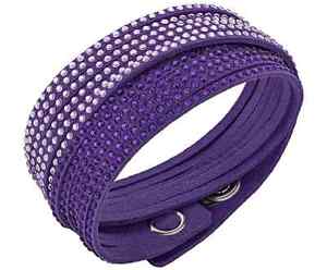 【送料無料】ブレスレット　アクセサリ―　スワロフスキーラップブレスレットチョーカーnwt swarovski 2in1 purple slake wrap bracelet choker gift present