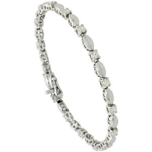 【送料無料】ブレスレット　アクセサリ―　インチスターリングシルバーストーンリンクテニスブレスレット7 inch sterling silver 15 ct cz stone amp; marquise link tennis bracelet