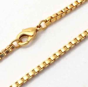 【送料無料】ブレスレット　アクセサリ―　オリジナルベネチアンボックスチェーンブレスレットメッキイタリア original venetian box chain bracelet gold plated 26mm 59106 from italy