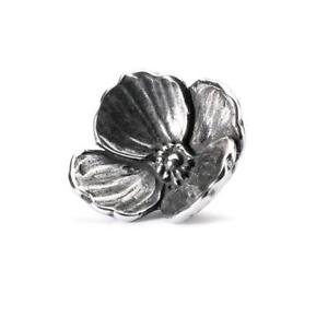 【送料無料】ブレスレット　アクセサリ―　ビーズシルバーフラワーtrollbeads original beads silver flower of love tagbe 20145