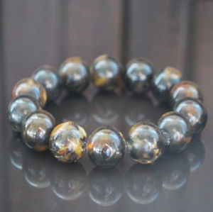 【送料無料】ブレスレット アクセサリ― バルトビーズブレスレットダークbaltic amber beads bracelet 27 gr dark genuine