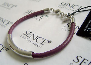 【送料無料】ブレスレット　アクセサリ―　コペンハーゲンブレスレットダークローズsence copenhagen leather bracelet basics dark rose