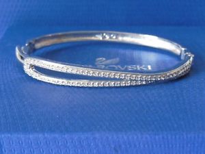 【送料無料】ブレスレット　アクセサリ―　スワロフスキーブレスレットgenuine swan signed swarovski hermine bracelet 697307
