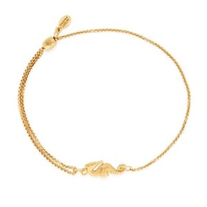 【送料無料】ブレスレット　アクセサリ―　アレックスプルチェーンブレスレットｋゴールドメッキカードalex and ani seahorse pull chain bracelet 14k gold plated w card