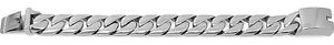 【送料無料】ブレスレット　アクセサリ&mdash;　ソリッドリンクスターリングシルバーブレスレットサイズsolid curb link 925 sterling silver bracelet sizes 910 available｜hokushin