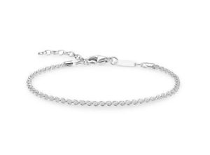 【送料無料】ブレスレット　アクセサリ―　トーマスコードロープチェーンブレスレットドルthomas sabo ta1830 cord look rope chain bracelet 1619cm rrp69