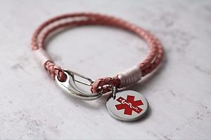 【送料無料】ブレスレット　アクセサリ―　ブレスレットidメッセージladies medical alert bracelet medical id bracelet engraved with any message