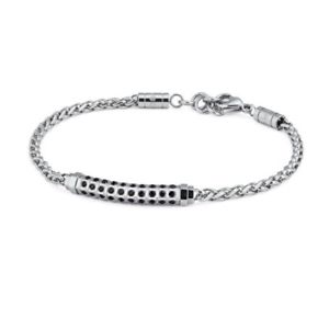 【送料無料】ブレスレット　アクセサリ―　メンズブレスレットメトロポリタンコレクションスチールレアルmens brosway braceletmetropolitan collection steel 316lbrl17