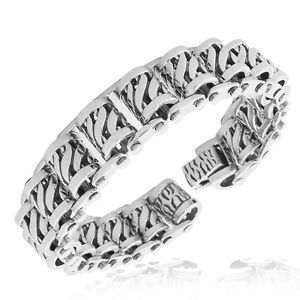 【送料無料】ブレスレット　アクセサリ―　ステンレススチールリンクブレスレットstainless steel silvertone heavy mens link bracelet 16,546円