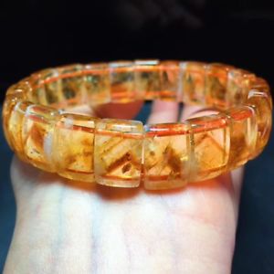 【送料無料】ブレスレット　アクセサリ―　シトリンピラミッドビーズブレスレット377g natural yellow citrine pyramid quartz crystal rectangular beads bracelet