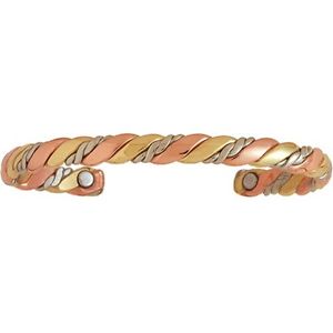 【送料無料】ブレスレット　アクセサリ―　シェルパロープセルジオブレスレットアメリカハンドメイドsherpas rope sergio lub copper magnetic therapy bracelet handmade in usa