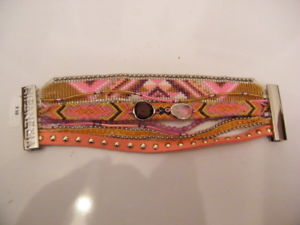 【送料無料】ブレスレット　アクセサリ―　ブレスレットデザイナーマルチカラーファブリックhipanema bracelet jewel designer large metal multicolor stone fabrics, ls925 16,265円