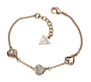 【送料無料】ブレスレット　アクセサリ―　ミニローズゴールドクリスタルレディースブレスレットセットguess mini shimmer rose gold crystal set ladies bracelet ubb71332