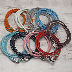 【送料無料】ブレスレット　アクセサリ―　ボロレザーラップブレスレットフォームbolo leather wrap bracelet form him amp; her 9 colors 17cm 18cm 19cm 21cm 23cm