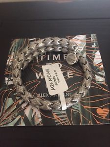 【貨物輸送無料】腕輪 付属品― アレックスエンパイアラップブレスレットロシアシルバービンテージrare retired nwt alex and ani empire wrap bracelet russian silver vintage 66