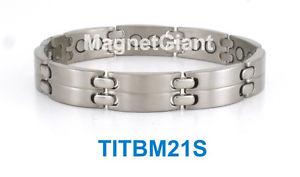 【貨物輸送無料】腕輪 付属品― クールメンズチタニウムブレスレットガウスcool  high power mens magnetic titanium bracelet 5000 gauss magnets