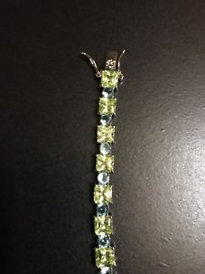 【貨物輸送無料】腕輪 付属品― しろがね色庭球腕輪silver tennis bracelet