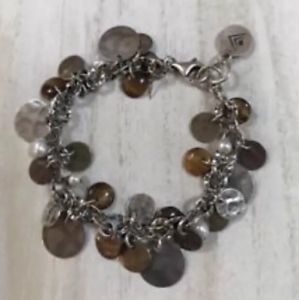 【送料無料】ブレスレット　アクセサリ―　スターリングシルバーパールブレスレットsilpada sterling silver brass copper pearl bracelet b1853 euc 17,266円