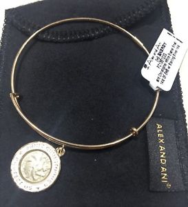 【貨物輸送無料】腕輪 付属品― アレックスｋゴールドセントクリストファーalexamp;ani precious metal 14k gold filled saint christopher large white pc13b102g