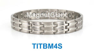【貨物輸送無料】腕輪 付属品― クールメンズチタニウムブレスレットガウスcool  high power mens magnetic titanium bracelet 5000 gauss magnets