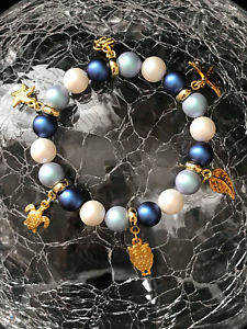 【貨物輸送無料】腕輪 付属品― ブレスレットハンドメイドスワロフスキークリスタルgemstone bracelet  handmade from high quality swarovski crystal pearls