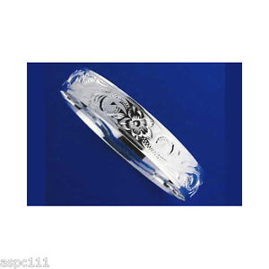 【送料無料】ブレスレット　アクセサリ―　プラタプルメリアplata 925 hawi pulsera plumeria desplazable borde suave 10mm