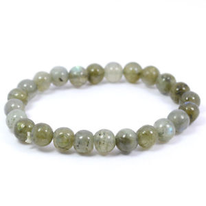 【貨物輸送無料】腕輪 付属品― ビーズクリスタルストーンブレスレットlabradorite 8粍 beads crystal stone bracelet