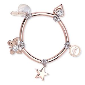 【送料無料】ブレスレット　アクセサリ―　ベストセラーbibiローズスパゲッティ bestselling bibi bijoux rose gold spaghetti charm bracelet