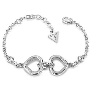 【貨物輸送無料】腕輪 付属品― グレースシルバートーンレディースブレスレットguess grace silver tone ladies bracelet ubb84044l