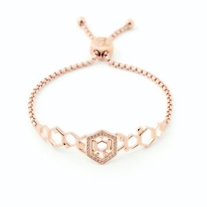 【貨物輸送無料】腕輪 付属品― ビルスキナーニューローズハチbill skinner  rose gold hexagon bee friendship bracelet