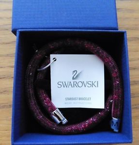 【貨物輸送無料】腕輪 付属品― スワロフスキーダブルレッドスターダストブレスレットswarovski double red stardust bracelet